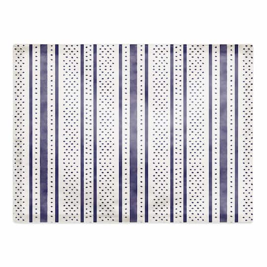 Stripes and Polka Dotss 18" x 14" Poly Twill Placemat